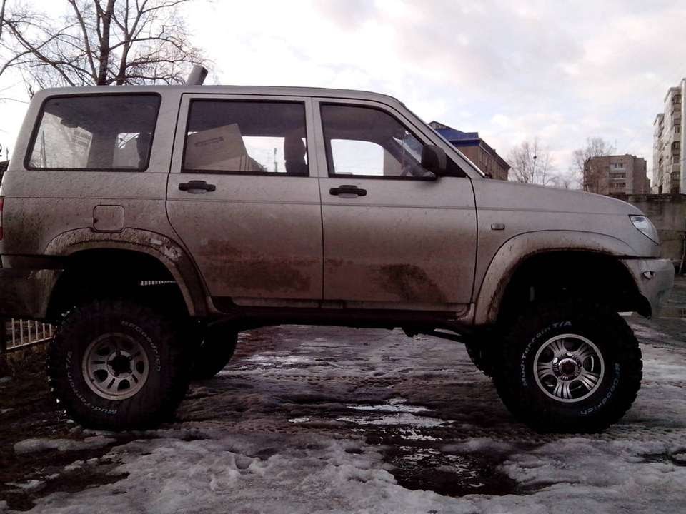 #622. УАЗ 4x4 тюнинг большие колеса #622. УАЗ 4x4 тюнинг большие колеса