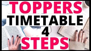 How TOPPERS Make Their TIMETABLE For Board Exams|biology bytes|How do Toppers Study