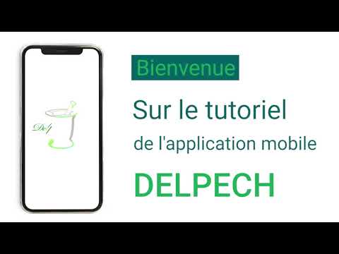 Application DELPECH - Tuto login et mot de passe