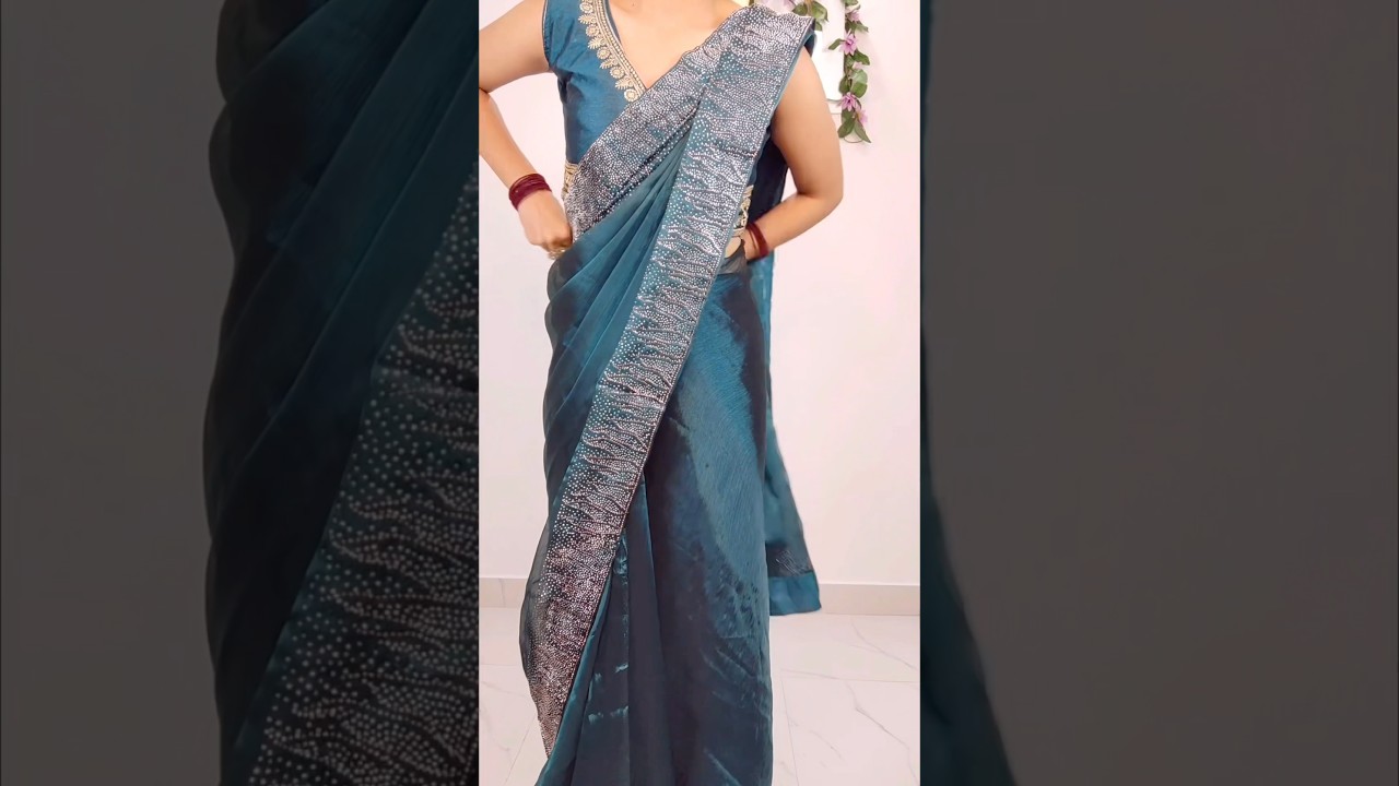 Border wali jimmy choo saree pahne aise|day20/365 