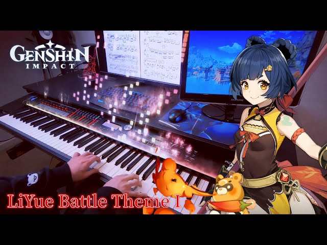 Liyue Battle theme Rapid as Wildfires (Full Version) /Genshin Impact OST Piano Arrangement class=