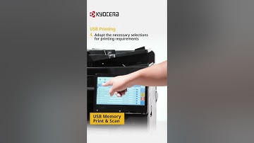 Kyocera USB Memory Printing and Scanning