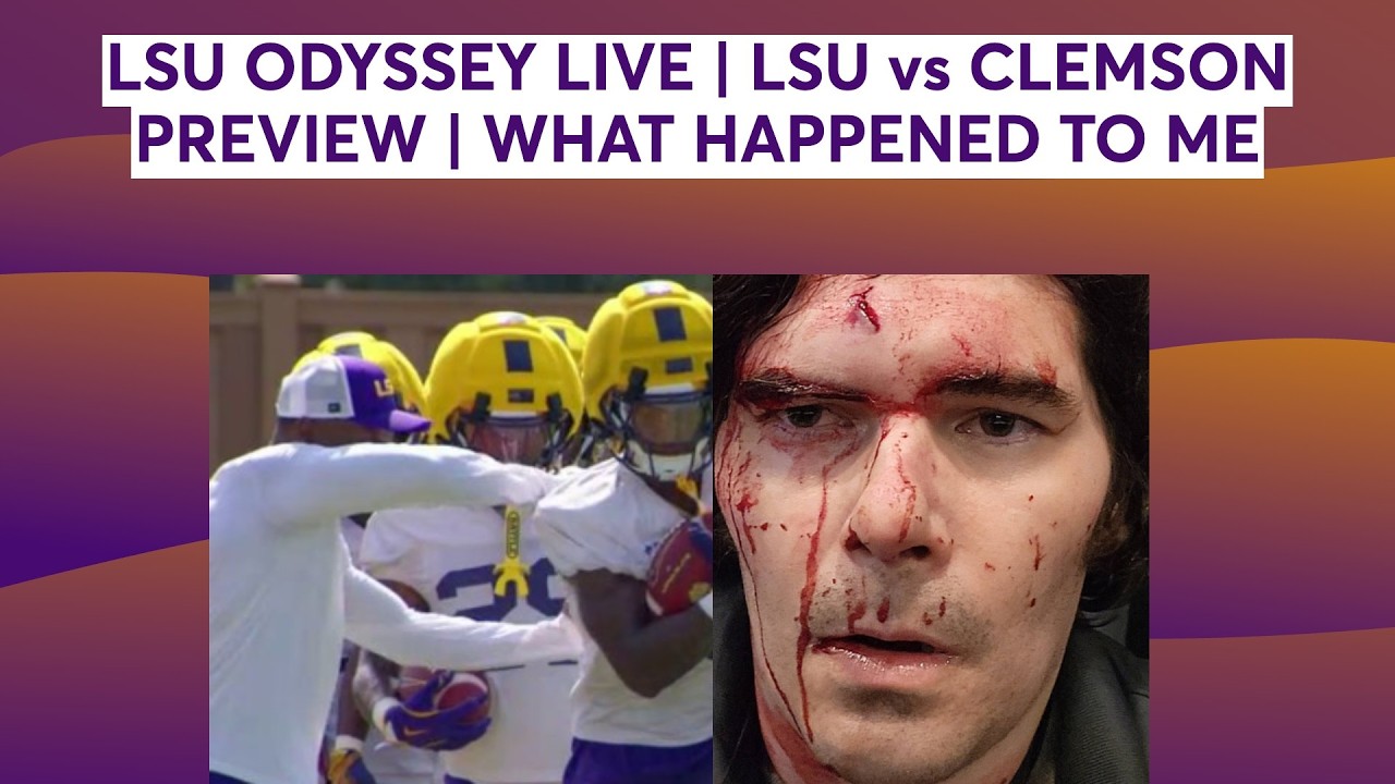 LSU ODYSSEY LIVE | LSU VS CLEMSON | WHAT HAPPENED TO ME