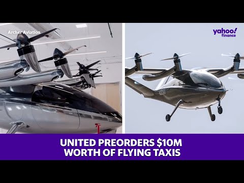 United airlines preorders $10m worth of flying taxis from archer aviation