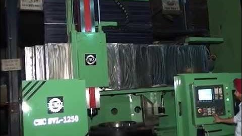 CNC Vertical Turning Lathe Machine CNC VTL 1500 for Railway Wheel Machining | Sahil Machines