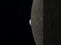 Earth Disappears Behind the Moon 😳🌍🌑|When Earth Vanished in Space 🚀|This Space View Will Shock You 🤯