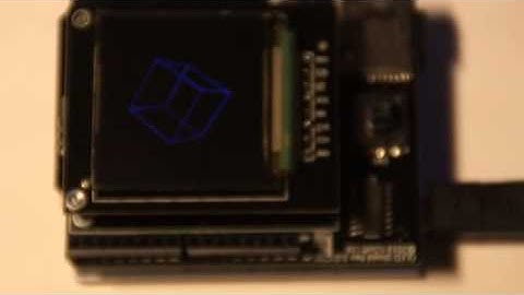 oled cube demo