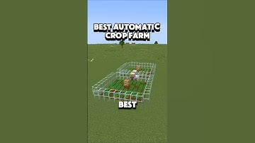 Best Automatic Crop Farm In Minecraft! #minecraft #survival #minecraftfarm
