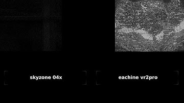 Skyzone 04x black screen compare to eachine vr2pro