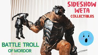 Sideshow Weta Collectibles Battle Troll Of Mordor, as seen in The Return Of The King.