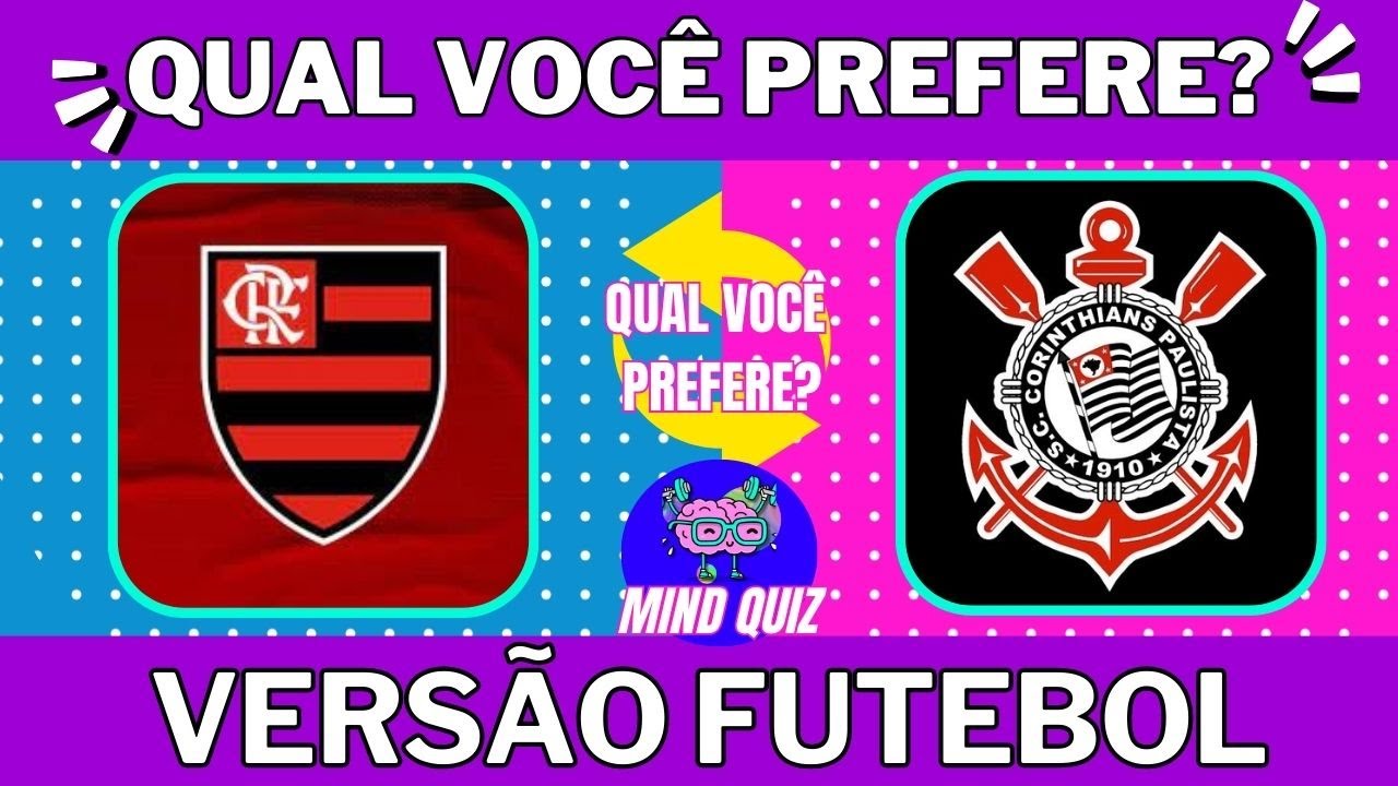 QUIZ DE FUTEBOL - Qual você prefere? #quiz #futebol #enquete #qualvoce