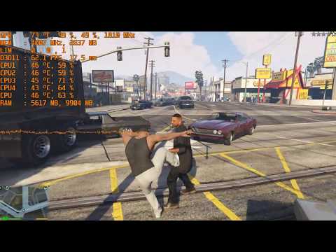GTA 5 I3-8100 + GTX 1060 3GB Fps Test