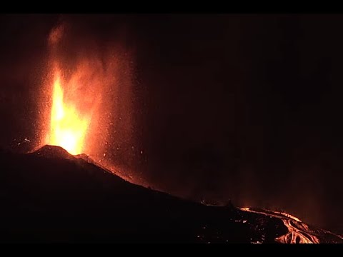 La palma volcano eruption