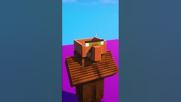 Minecraft : Making Villager Statue in Minecraft #shorts #minecraft #trending
