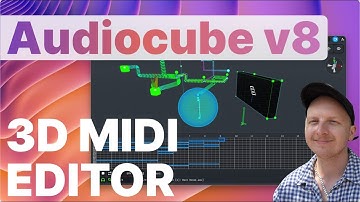 3D MIDI Editor - Audiocube v8