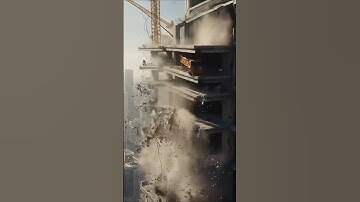 😱 Building construction collapse 🦺 #accidente #construction #disaster #collapse