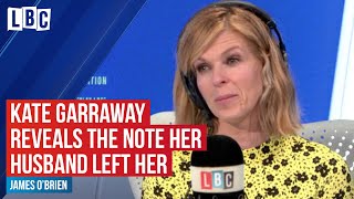 Kate Garraway reveals touching note her husband left for her before going into coma