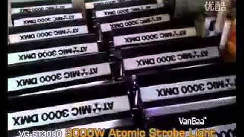 (VG-ST3000 3000W Strobe Light) Effect Video