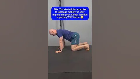 Increase big toe mobility