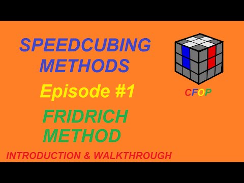 speedcubing fridrich methode pdf