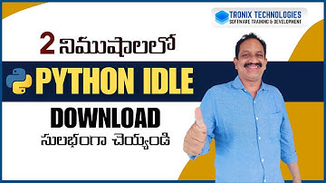 How To Download And Install Python IDLE || Python Telugu