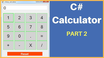 C# - How To Create A Calculator In C# Step By Step [ with source code ] PART: 2