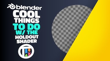 Cool Things to Do With The Holdout Shader - BLENDER 2.81 EEVEE TUTORIAL