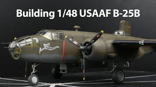 1/48  USAAF B-25B 아카데미 plastic model B-25B Doolittle bombers win the Battle of Midway and bomb Tokyo