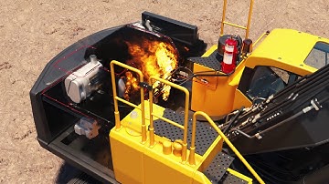 Reacton Heavy How It Works: Plant Excavator Single Agent Automatic Fire Suppression System