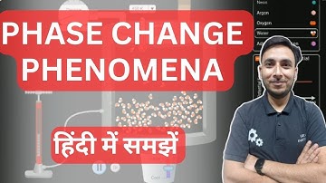 Phase Change Phenomena of Pure Substances | phase change in hindi |
