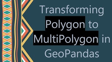 Transforming Polygon to MultiPolygon in GeoPandas