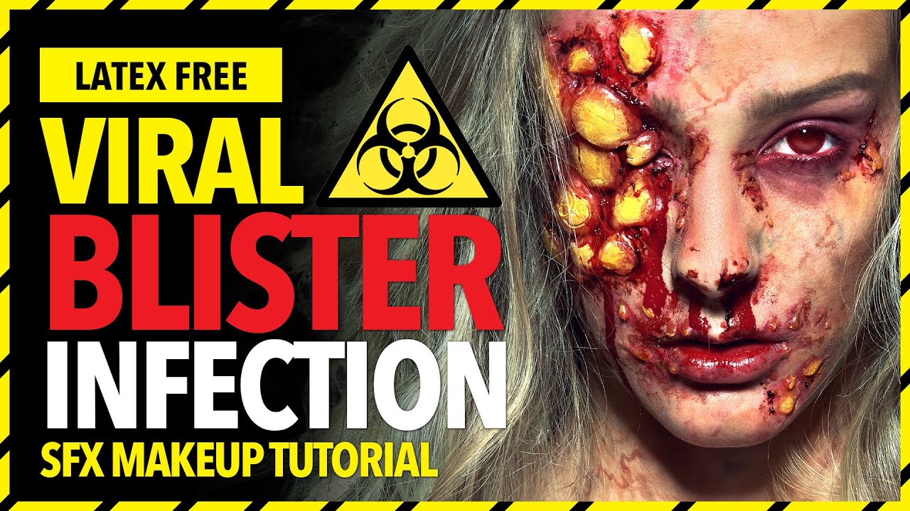 Skeleton zombie special fx makeup tutorial 