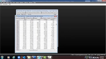 (EViews 10) How to generate first and second difference