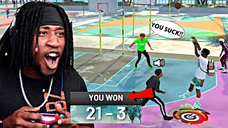 Upset TRASH TALKERS Got BLOWN OUT On NBA 2K21 MyPark! I Have The BEST JUMPSHOT IN NBA 2K HISTORY!