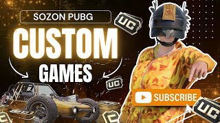 СТРИМ В PUBG MOBILE! ПРИЗОВЫЕ КАСТОМКИ НА UC ! РОЗЫГРЫШ В ЧАТЕ!  SozoN !