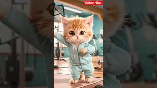 Tarian Kucing Paling Lucu di Amerika? ❤️🌹 #cutecat #catdance #shorts #shortsfeed #catshorts