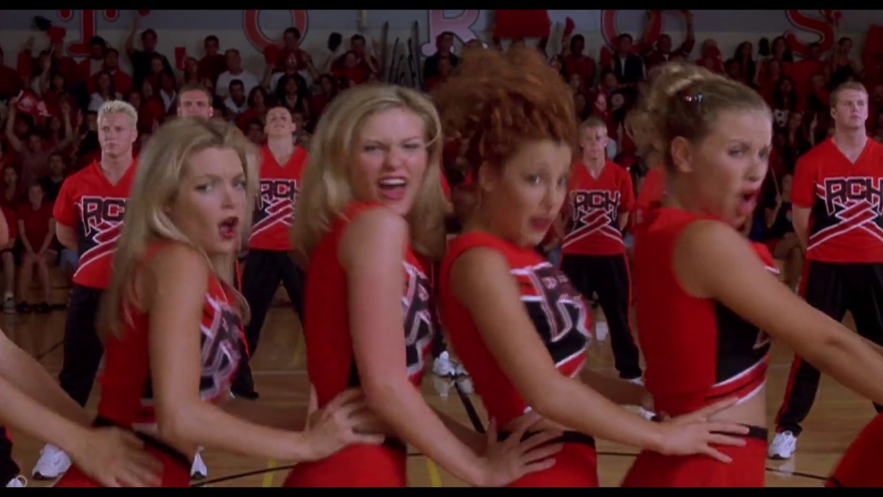 They sing and dance songs of cheerleading happily YouTube