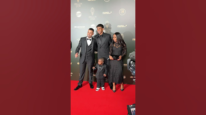 Lamine Yamal & Family at the Ballon d'Or Red Carpet