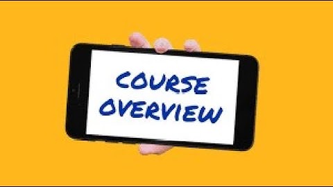 Course Overview - BSU MIET 312