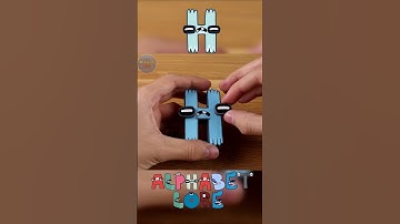 "H" out of clay #alphabetlore #art #viral #artist #clayart #clay  #shorts #reels