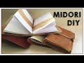 Cómo Hacer un MIDORI CASERO [ TUTORIAL Paso a Paso ] ✈️ TRAVELER´S NOTEBOOK Cuaderno de Viaje