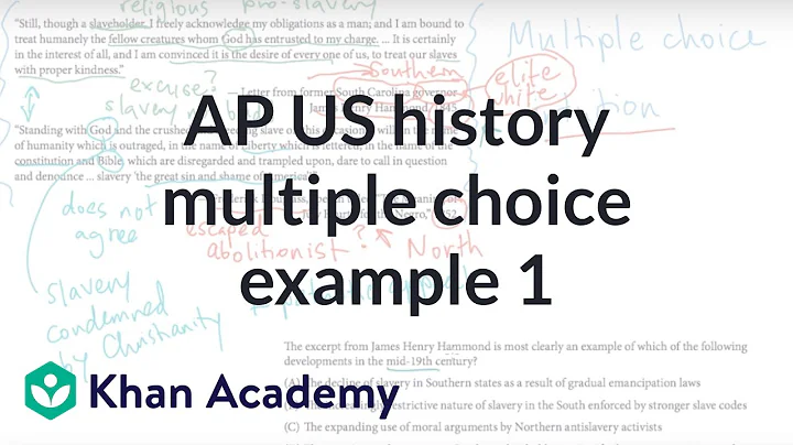 AP US history multiple choice example 1 | US History | Khan Academy - DayDayNews