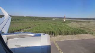 SAS Airbus A320-200neo landing to Helsinki-Vantaa (HEL/EFHK) 4K