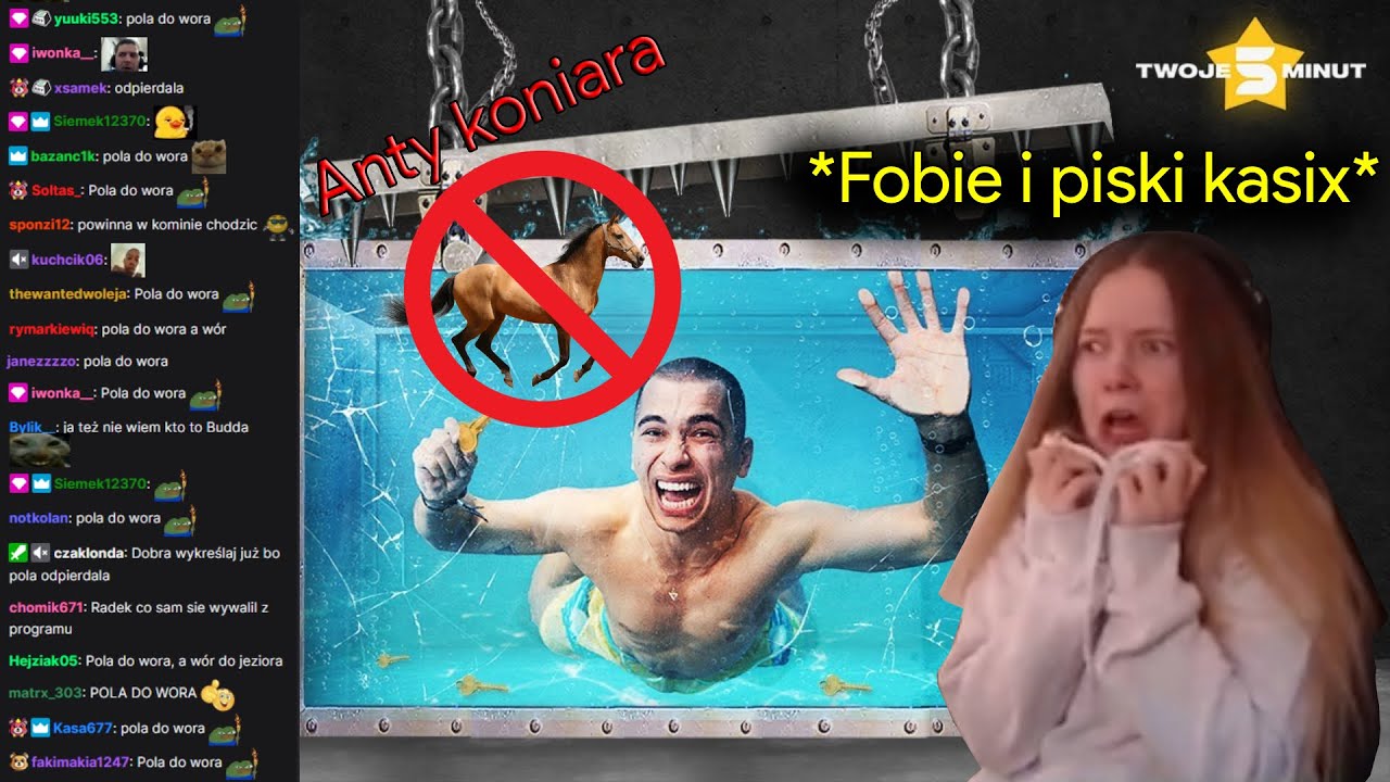 Kasix ogląda TESTUJEMY NAJGORSZE LĘKI NA ŚWIECIE! (T5M2 ODC 4) reakcja + chat