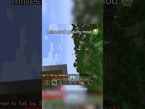 Minecraft Gravity Mod Is Insane! #minecraft #minecraftshorts