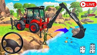 ✅JCB 3DX Backhoe Loader With Passenger New Mod Bus Simulator Indonesia Android Gameplay