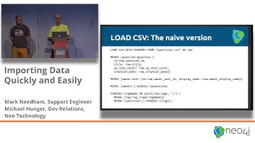 GraphConnect SF 2015 / Mark Needham and Michael Hunger- Importing Data