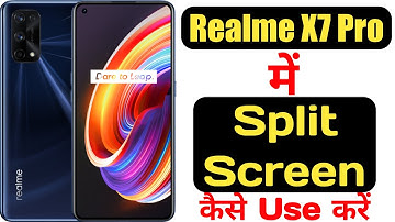 How to enable split screen in Realme x7 pro || Realme x7 pro me split screen kaise enable kare ||