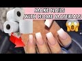 DIY 4 DIFFERENT FAKE NAILS WITH HOME MATERIALS / 5 minutes crafts nail hacks