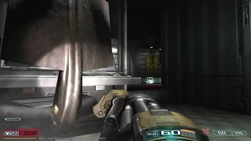 Doom 3 (BFG) Walkthrough "Nightmare" 1440p maxed graphics PART 14 - Monorail: Facility Transport